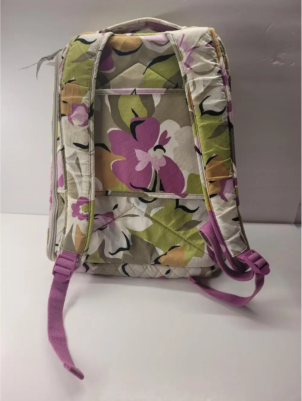 Nice Like New Vera Bradley Backpack With Padded Laptop Sleeve